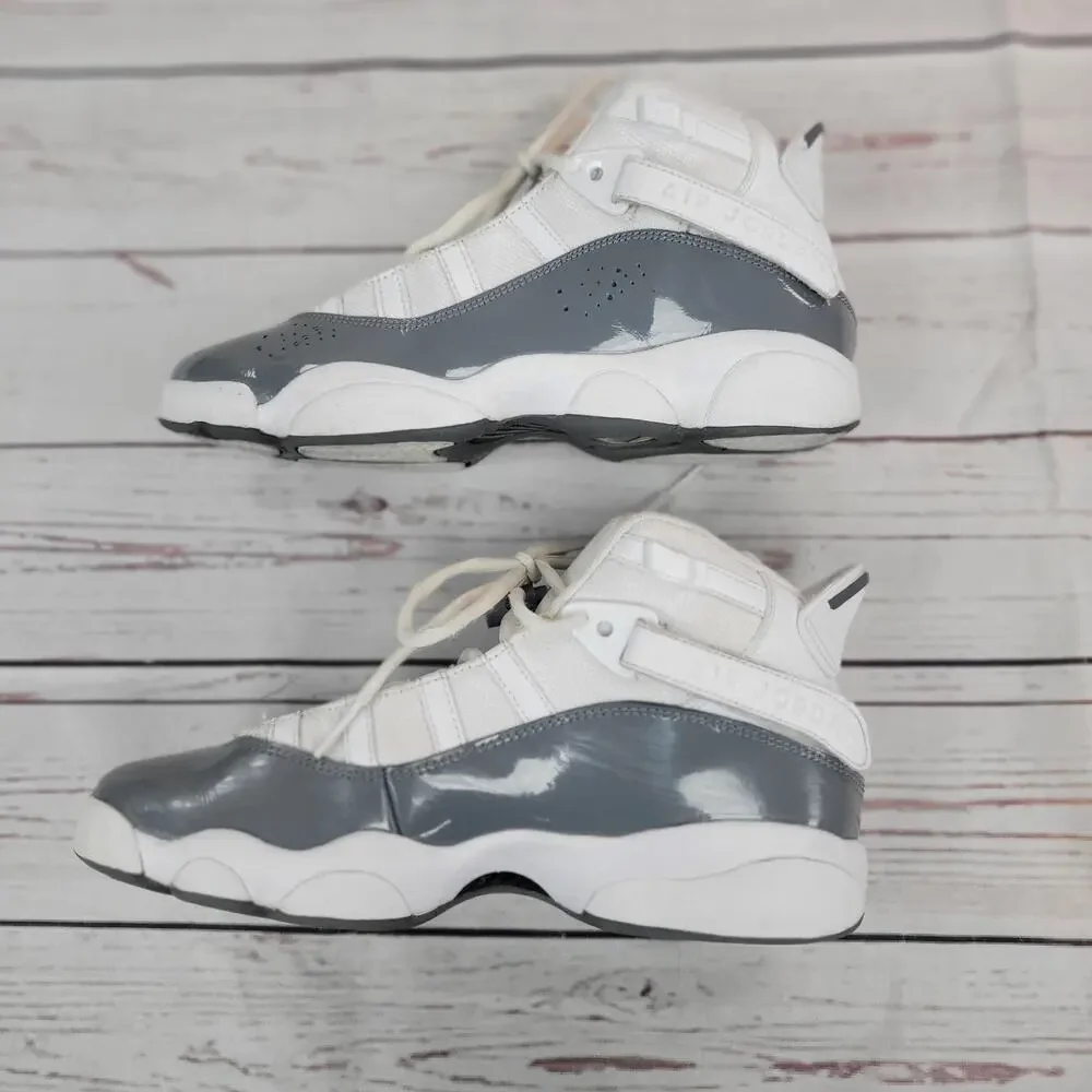 Nike Air Jordan 6 Rings Cool Grey GS 323419-121 Youth Sie 6Y Shoes